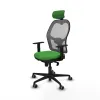 Dining Chair DKD Home Decor Polyester Light grey Oak (48 x 44 x 84 cm)