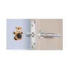 Doorstop Inofix Doors Bear Adhesive Orange PVC