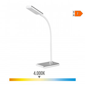 Desk lamp EDM Flexo/Desk lamp Silver polypropylene 400 lm (9 x 13 x 33 cm)