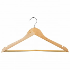 Hangers 5five 45 x 23 cm Natural Wood Brown 8 Pieces