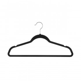 Hangers 5five Black Felt 8 Units (45,5 x 23 cm)