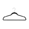 Hangers 5five Black Felt 8 Units (45,5 x 23 cm)
