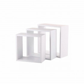 Shelves 5five Cubes White 3 Pieces MDF Wood