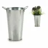 Planter With handles Silver (15 x 23,5 x 20 cm) (24 Units)