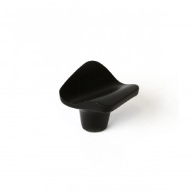 Doorknob Rei 749 Matt Black Metal 4 Units (32 x 31 mm)