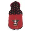 Dog Coat Minnie Mouse Black Red S
