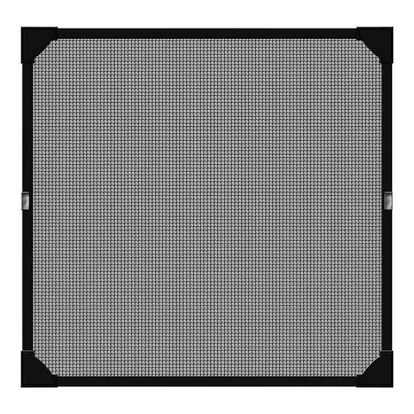 Mosquito net Schellenberg Magnetic With frame Fibreglass Anthracite (100 x 120 cm)