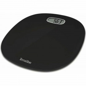 Digital Bathroom Scales Terraillon Pop First Crystal Black Glass