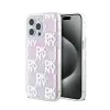 DKNY Liquid Glitter Multilogo - Case for iPhone 15 Pro Max (pink)