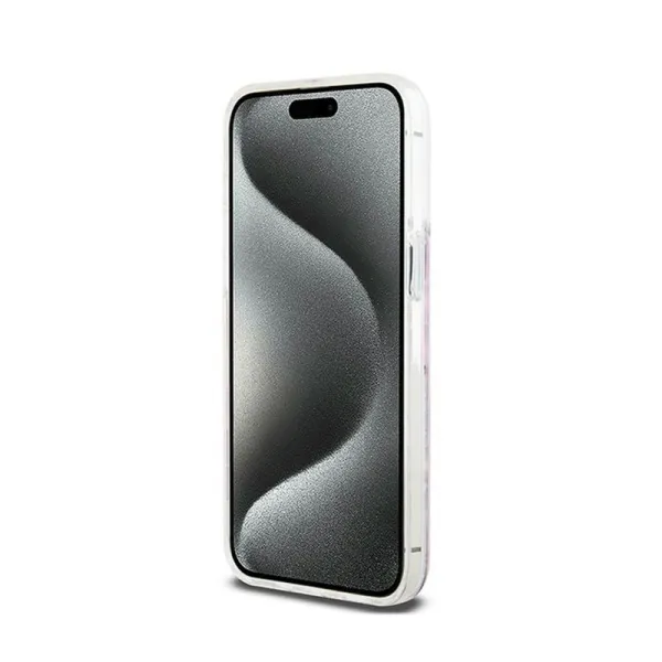 DKNY Liquid Glitter Multilogo - Case for iPhone 15 Pro Max (pink)
