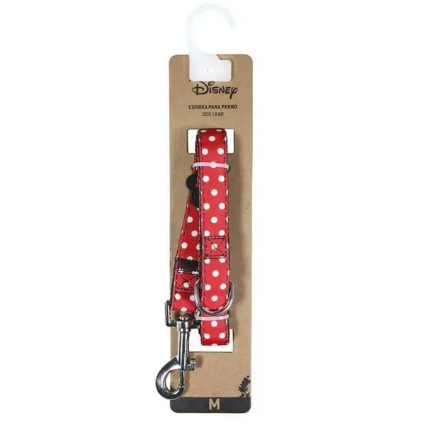 Dog Lead Minnie Mouse Red