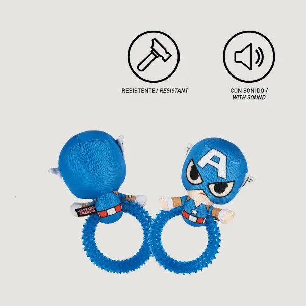 Dog toy The Avengers Blue 100 % polyester