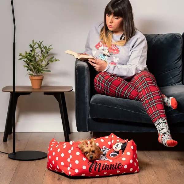 Dog toy Minnie Mouse Red 100 % polyester