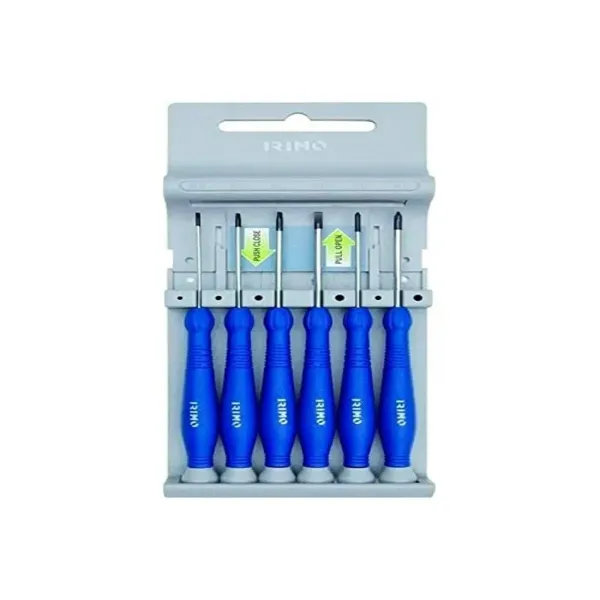 Screwdriver Set Irimo 461-6-b PH0-PH00-PH000 1,6-2-2,5-3 mm Screwdriver Set