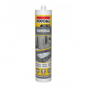 Silicone Soudal 115926 Universal Black 280 ml