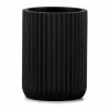 Toothbrush Holder Andrea House Black Matt Resin (Ø 7 x 9,5 cm)