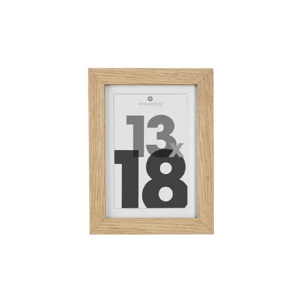 Photo frame Atmosphera Natural Wood 13 x 18 cm