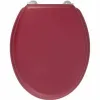 Toilet Seat Gelco Dolce Burgundy MDF Wood