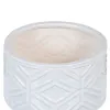Planter 21,5 x 21,5 x 16,5 cm Ceramic White
