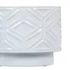 Planter 21,5 x 21,5 x 16,5 cm Ceramic White