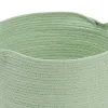 Set of Baskets Rope 33 x 33 x 38 cm Light Green (3 Pieces)