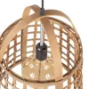 Ceiling Light 33,5 x 33,5 x 48,5 cm Natural Bamboo 220 V 240 V 60 W