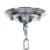Ceiling Light 28 x 28 x 36 cm Crystal Metal Silver