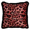 Cushion Orange Leopard 45 x 45 cm