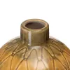 Vase 17,5 x 17,5 x 18 cm Ceramic Mustard