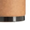 Pouffe Brown Synthetic Leather 38 x 38 x 42 cm DMF