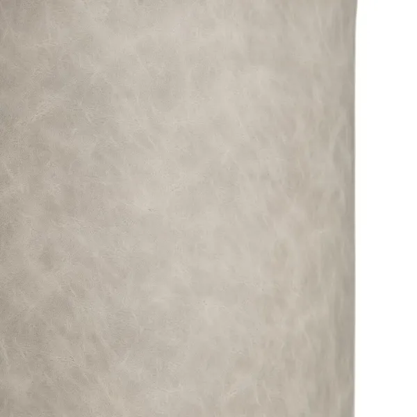 Pouffe Grey Synthetic Leather 38 x 38 x 42 cm DMF