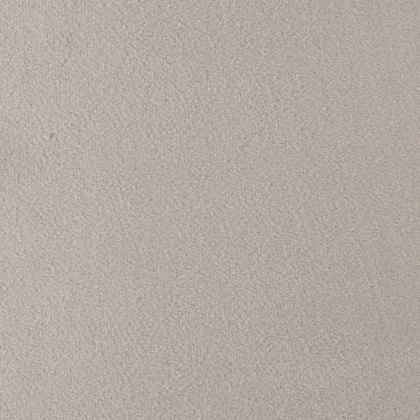 Pouffe Synthetic Fabric Beige Metal 40 x 40 x 35 cm