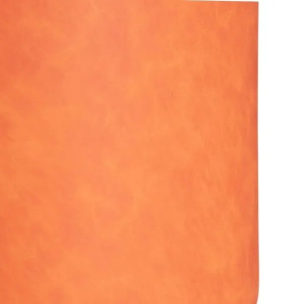 Pouffe Dark Red Synthetic Leather 38 x 38 x 42 cm DMF