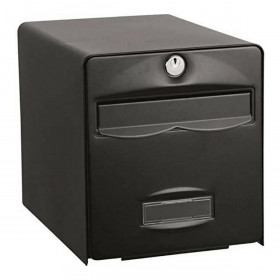 Letterbox Burg-Wachter Black Stainless steel Galvanised Steel 36,5 x 28 x 31 cm