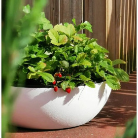 Plant pot Riviera White Ø 40 cm