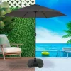 Base for beach umbrella Aktive 44,5 x 12,5 x 44,5 cm Black Plastic