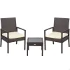 Table Set with 2 Armchairs Aktive