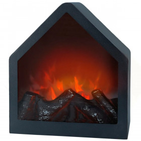 Decorative Electric Chimney Breast Ambients 20 x 23 x 14 cm (2 Units)