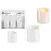 Candle Set 3,7 x 3,7 x 5 cm White (12 Units)