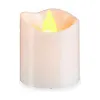 Candle Set 3,7 x 3,7 x 5 cm White (12 Units)