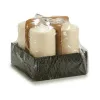 Candle Cream 7 x 13 x 7 cm (4 Units)