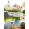 Planter Elho White 50 cm Blue Plastic