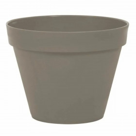 Plant pot EDA Ø 30 x 26 cm Circular Taupe
