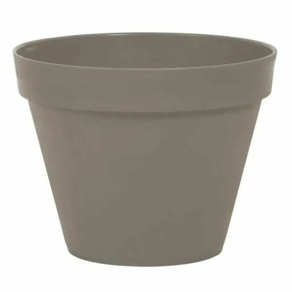 Plant pot EDA Ø 30 x 26 cm Circular Taupe