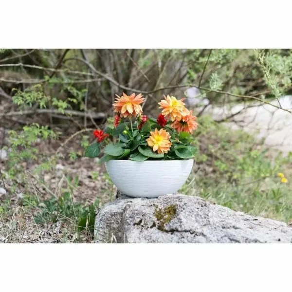 Plant pot EDA White Ø 25 cm
