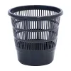 Rubbish bin Plastiken Grille Black polypropylene 16 L