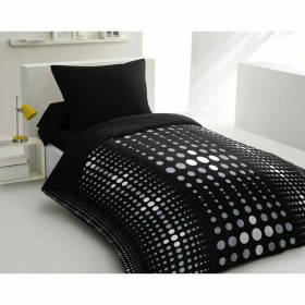 Nordic cover HOME LINGE PASSION Steevy Black 140 x 200 cm