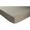 Fitted sheet DODO 140 x 190 cm Taupe