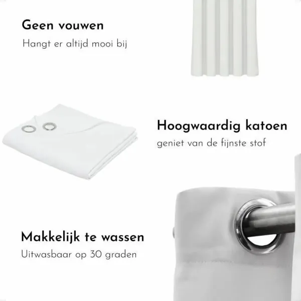 Curtain TODAY Essential White 140 x 240 cm