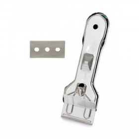 Ceramic Cooker Top Scraper Silver Metal 13,5 x 4,5 x 1 cm (12 Units)